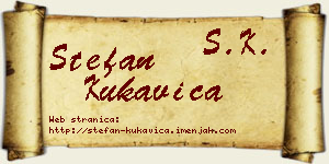 Stefan Kukavica vizit kartica